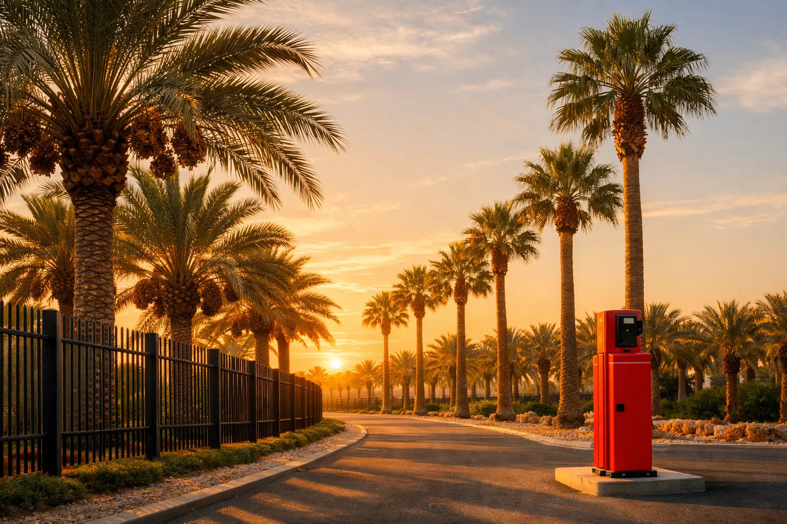 توريد وزراعة النخيل العربي والواشنطوني في كافة مناطق السعودية