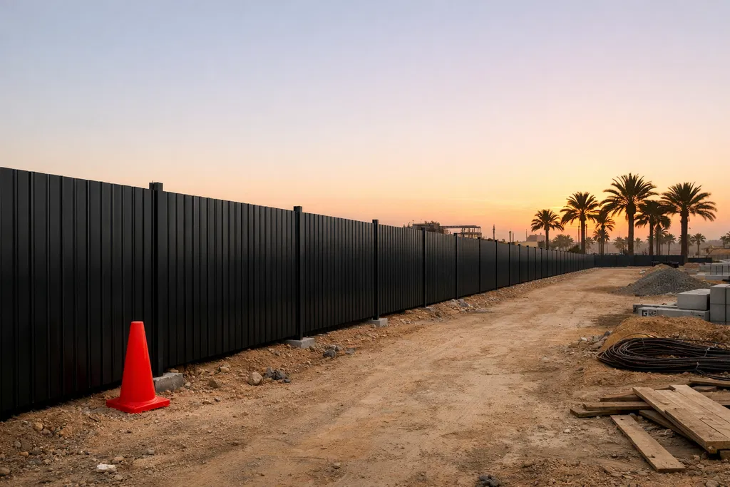 تركيب وتسوير الأراضي بالشينكو والأسوار المعدنية في السعودية